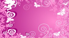 Pink Hearts artwork vectors stencil