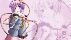 Pink Hearts blush anime girls short hair touhou komeiji satori 