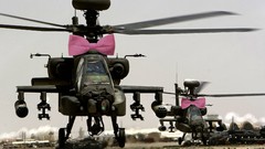 Pink Helicopters bow apache ah-64 apache