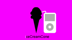 Pink ice cream ipod