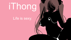 Pink ipod thong Simple