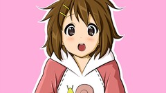 Pink k - on hirasawa yui Simple Background