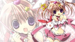 Pink karin animal ears cosplay