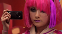 Pink Lazytown magenta colored