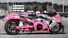 Pink motorbikes