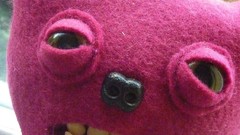 Pink teeth plush teddy bears