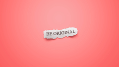 Pink text Simple Background