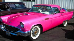 Pink tuning cars tires transportation headlights vehicles 