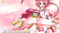 Pink weapons Anime pink hair anime girls green eyes short hair 