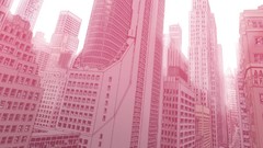 Pink white comics artwork marvel comics Avengers Tower