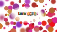 Pink white light bubbles circles artwork