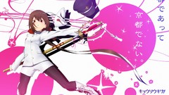 Pink woman Anime Swords