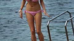 Pink woman Celebrity tattoos models Jessica Jane Clement