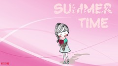 Pink woman fashion vectors