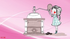 Pink woman fashion vectors