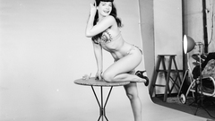 Pinups Bettie Page monochrome