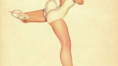 Pinups Calendar bunny ears