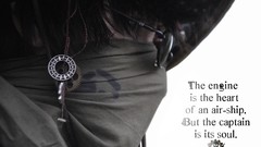 Pirates airship gears steampunk captain Boys! guy Swords 