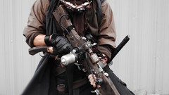 Pirates airship gears steampunk captain Boys! guy Swords deserts