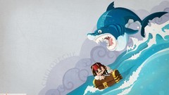 Pirates Sharks backgrounds