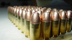 Pistols shells ammunition