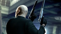 Pistols tattoos hitman agent 47 skinhead