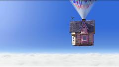 Pixar houses Up (movie)