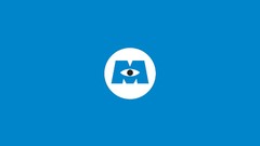 Pixar Monsters Inc. logos