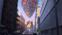 Pixar streets houses Up