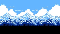 Pixel art retro games