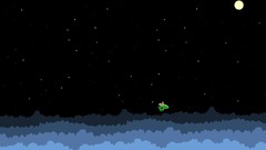 Pixelation skyscapes cave story