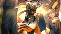 pixiv anime games Genshin Impact 2D Zhongli (Genshin Impact)