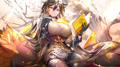 pixiv anime games Genshin Impact 2D Zhongli (Genshin Impact)