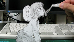 Pizza papercraft Anime Manga