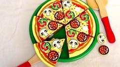 Pizza Toys Wood abstract