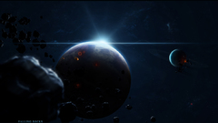 Planets Asteroids outer space