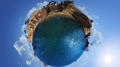 Planets halo Worlds digital