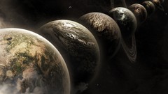 Planets outer space