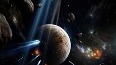 Planets outer space