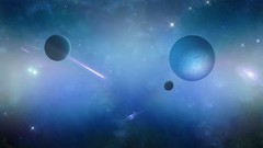 Planets outer space digital art