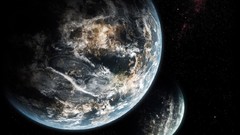 Planets outer space digital art