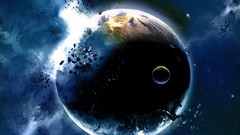 Planets outer space digital art