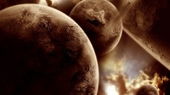 Planets outer space digital art