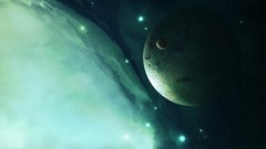 Planets outer space fantasy art