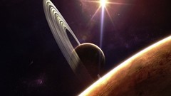 Planets outer space reach fantasy art