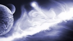 Planets science fiction outer space