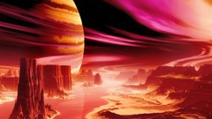 Planets skyscapes