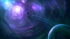 Planets spaceships science fiction outer space Gary Tonge