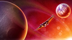 Planets spaceships vehicles