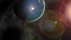 Planets supernova outer space Screens artistic multiscreen